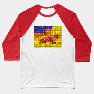 The Siesta by Van Gogh (Remix by SABRE) Baseball T-Shirt